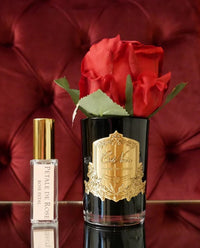 Cote Noire Perfumed Natural Touch Rose Bud - Black - Carmine Red - GMRB44