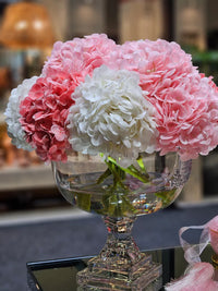 *NEW* LUXURY PROVENCE HYDRANGEAS BOUQUET LARGE - MIXED PINK - GOLD BADGE - PHB02L