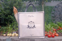 Tote Carry Bag - Dusty Pink & Black