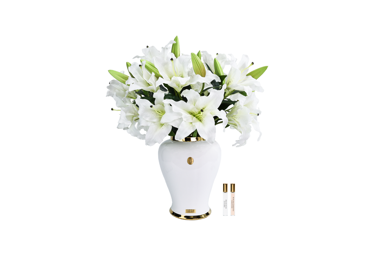 NEW - Cote Noire - Imperial Lilies - White - IMPL01