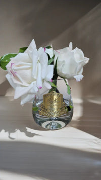 Tea Rose Pink Blush GOLD BADGE - Clear - TR88