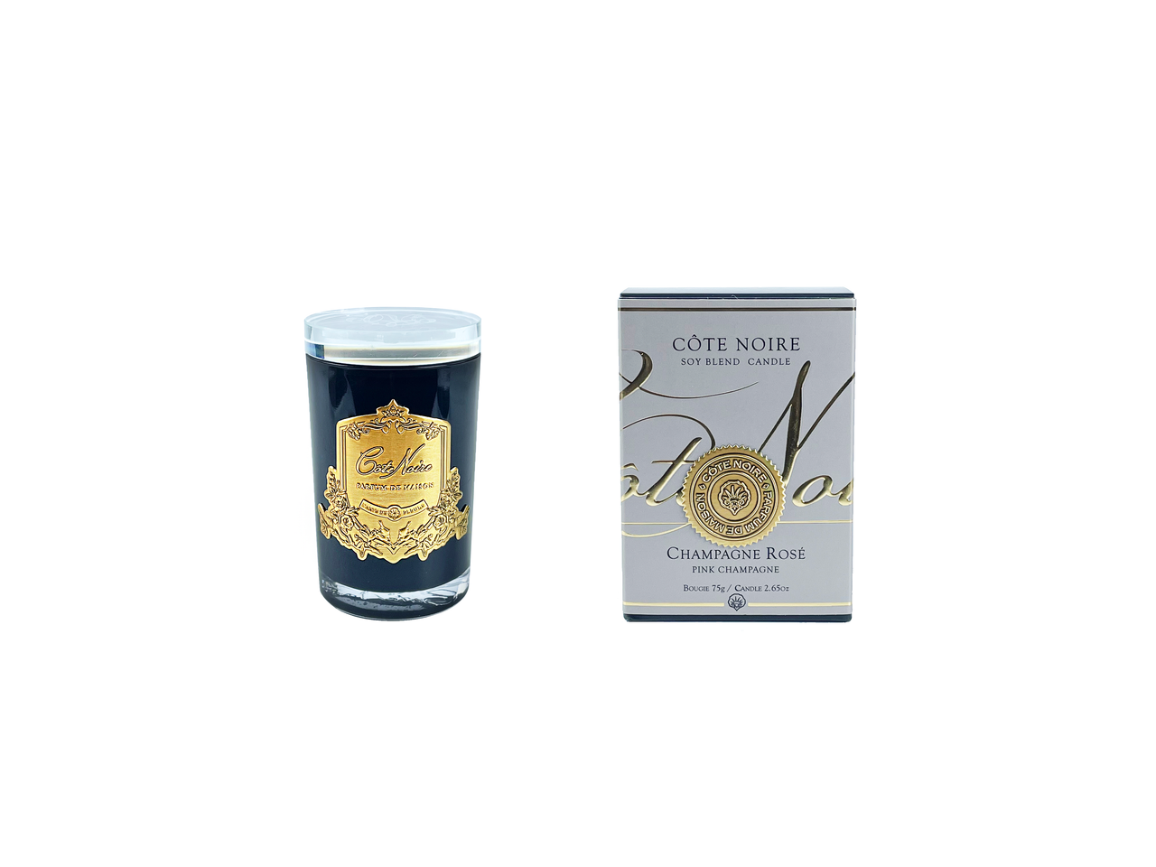 Pink Champagne - Gold Badge Candles