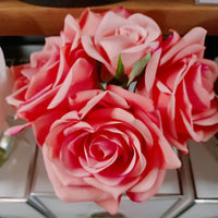 Cote Noire Perfumed Natural Touch 5 Roses - Black - White Peach - GMRB65