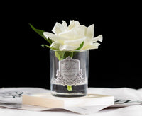 Cote Noire Perfumed Natural Touch Single Rose - Clear - Ivory White - GMR01