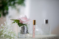 SAMPLE Perfumed Natural Touch Single Rose - Clear- french pink