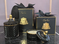 Art Deco Candle - Black & Gold - GML45004