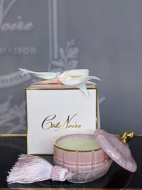 Art Deco Candle - Pink & Gold - Pink Champagne - GML45002