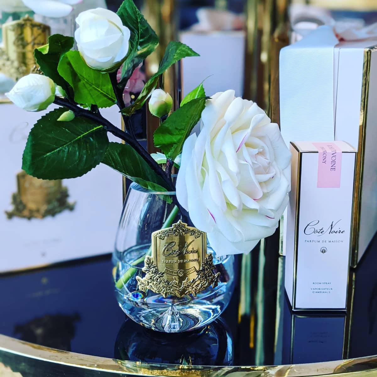 Cote Noire - Limited Edition Tear Drop- Tea Rose - Pink Blush - Pink Box - STR20