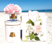 Large Cote Noire Tote Carry Bag - Flower & Golden