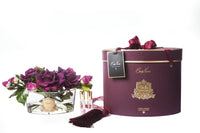 SAMPLE - Luxury Range Oval - Carmine Red - Burgundy Box - LOV22