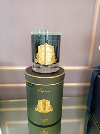 NEW - Crystal Glass Lid Triple Wick Grand Candle 2.5kg