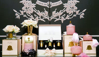 Round Art Deco Candle - Pink & Gold - Pink Champagne - GML30002