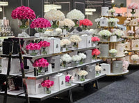 *SAMPLE* LUXURY PROVENCE HYDRANGEAS BOUQUET LARGE - WHITE - GOLD BADGE - PHB21L (Copy)