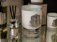 NEW - Crystal Glass Lid Triple Wick Grand Candle 2.5kg