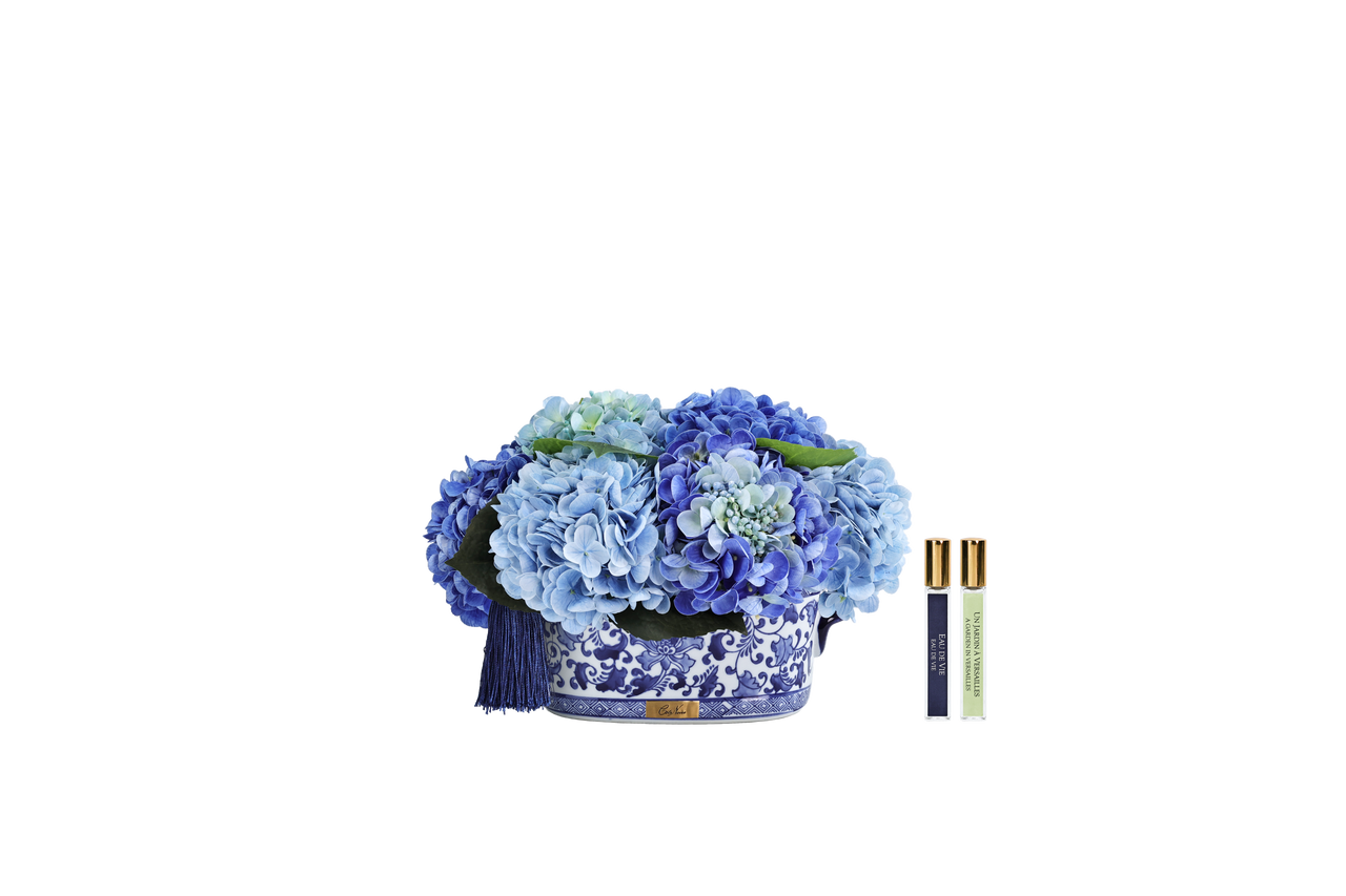 *NEW* CHINOISERIE HYDRANGEAS - Mixed Blue - CH03