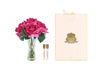 CH7R07 | *NEW* Charente Seven Rose in Magenta & Gold Badge
