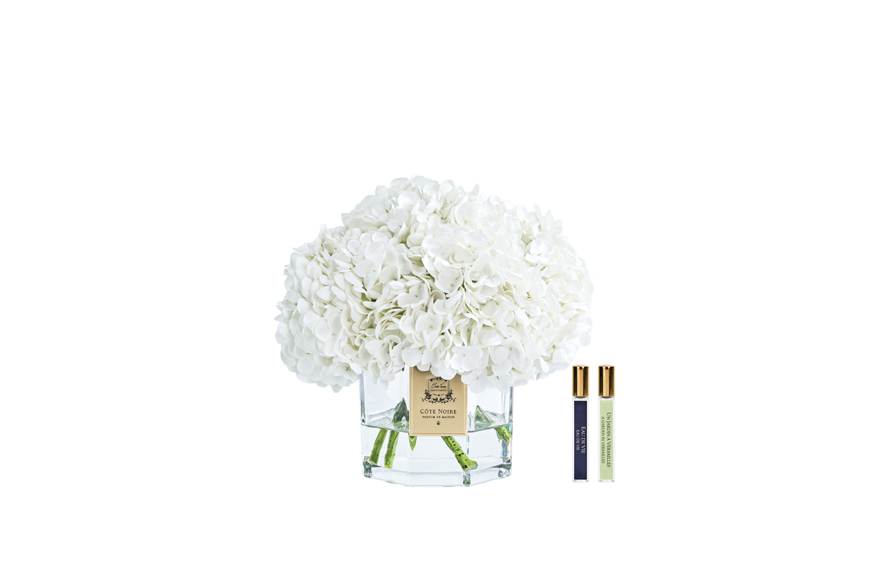 *NEW* CLASSIC HYDRANGEA BOUQUET - Ivory White - CHB01