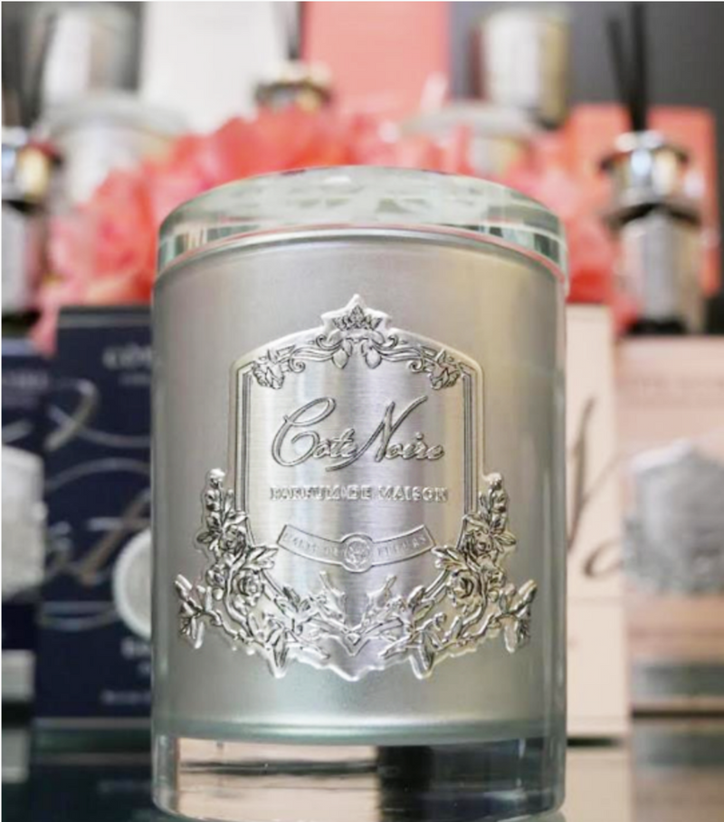 Cote Noire 450g Soy Blend Candle - Prosecco - Silver - GMS45032