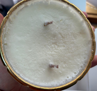 FACTORY SECONDS - SOLD AS IS - Art Deco Candle - Cream & Gold - Blonde Vanilla - GML45015