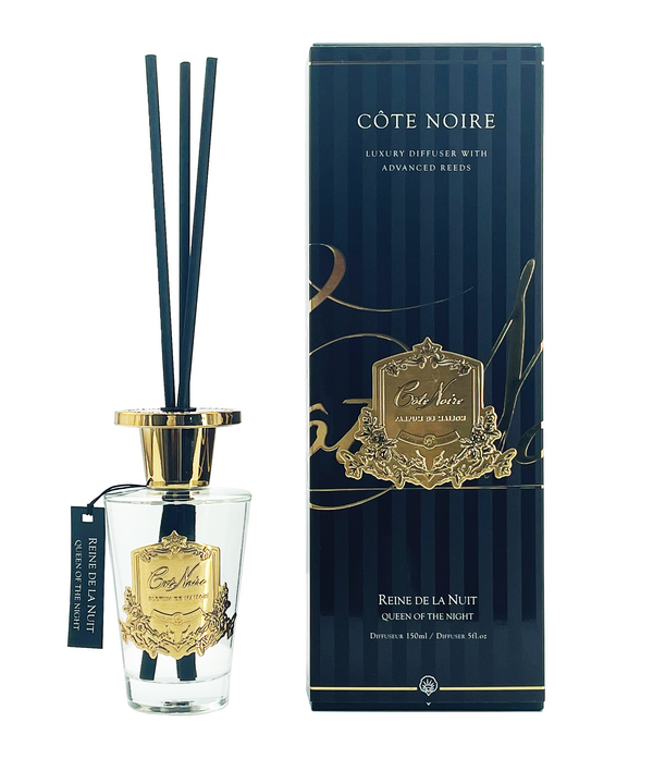 Cote Noire 150ml Diffuser Set - Queen of the Night - Gold - GMDL15055