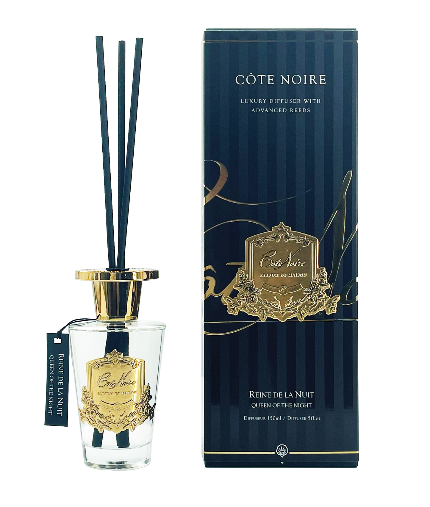 Cote Noire Diffuser Set - Queen of the Night - Gold