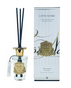 Cote Noire 150ml Diffuser Set - Lily Flower - Gold - GMDL15056