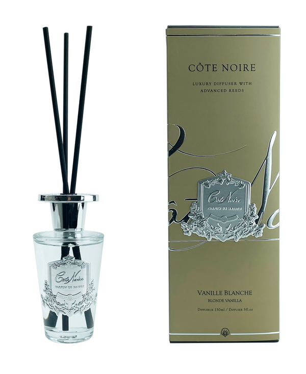 Cote Noire 150ml Diffuser Set - Blonde Vanilla - Silver - GMDS15003