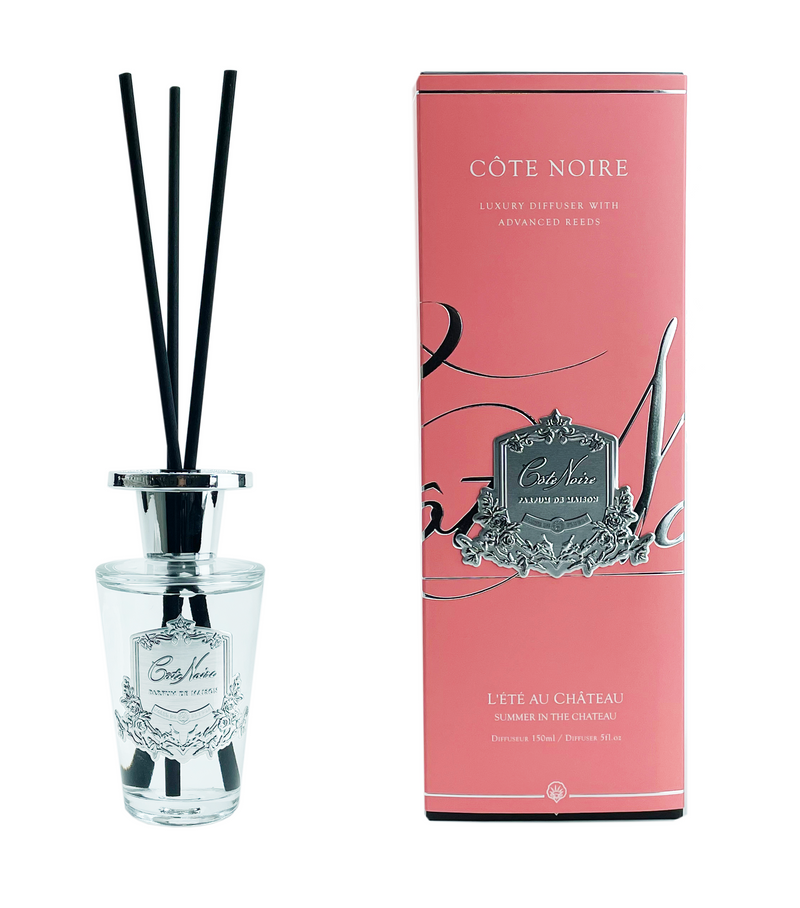 Cote Noire Diffuser Set - Summer in the Chateau - Silver