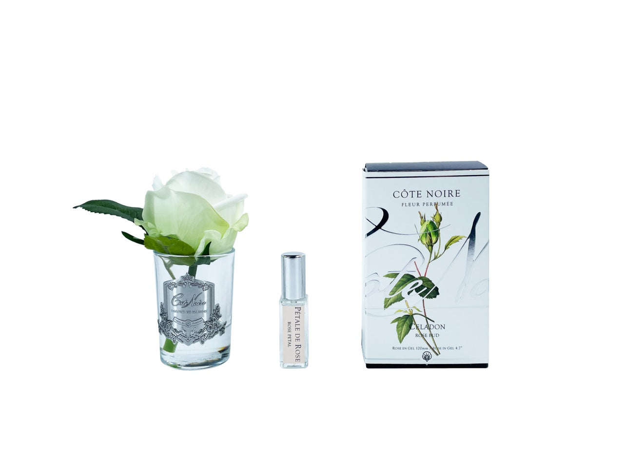 PERFUMED NATURAL TOUCH ROSE BUD - CLEAR - GREEN - GMR49