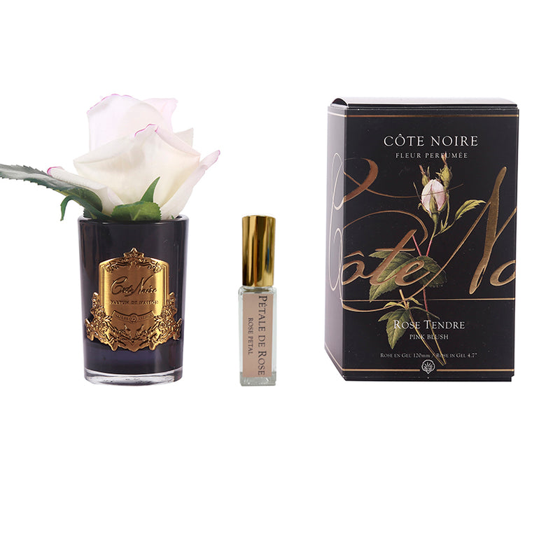 Cote Noire Perfumed Natural Touch Rose Bud - Black - Pink Blush - GMRB42