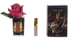 Cote Noire Perfumed Natural Touch Rose Bud - Black - Carmine Red - GMRB44