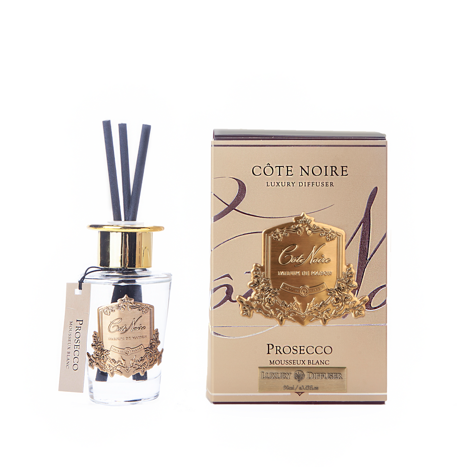Cote Noire Diffuser Set - Prosecco - Gold – Côte Noire
