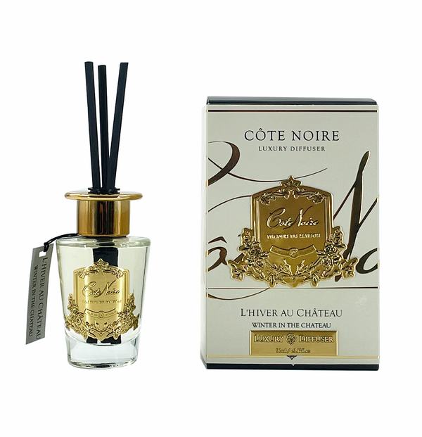 Cote Noire 90ml Diffuser Set - Winter in the Chateau - Gold - GMSD15053