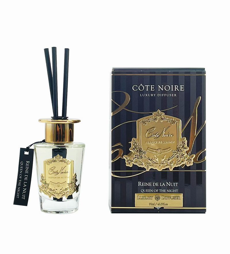 Cote Noire 90ml Diffuser Set - Queen of the Night - Gold - GMSD15055
