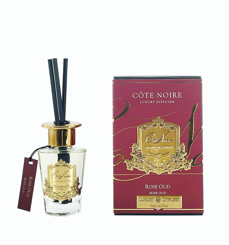 Cote Noire 90ml Diffuser Set - Rose Oud - Gold - GMSD15057