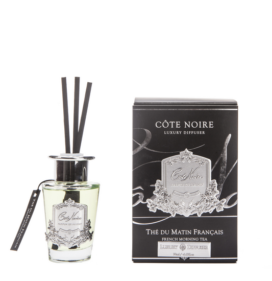 Cote Noire Diffuser Set - French Morning Tea - Silver