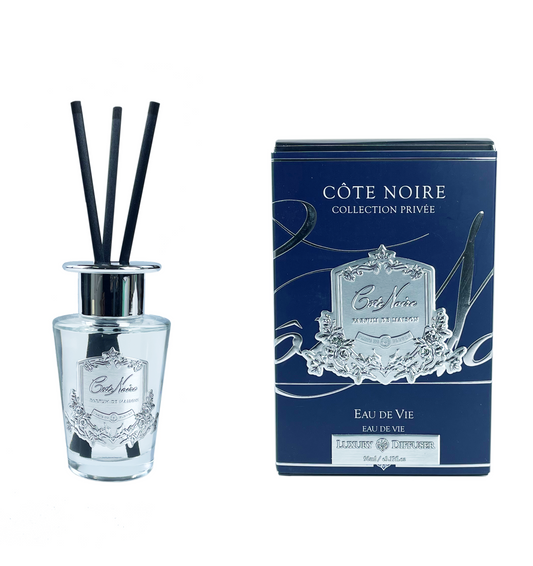 Cote Noire Diffuser Set - Eau de Vie - Silver