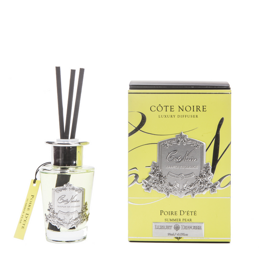 Cote Noire Diffuser Set - Summer Pear - Silver