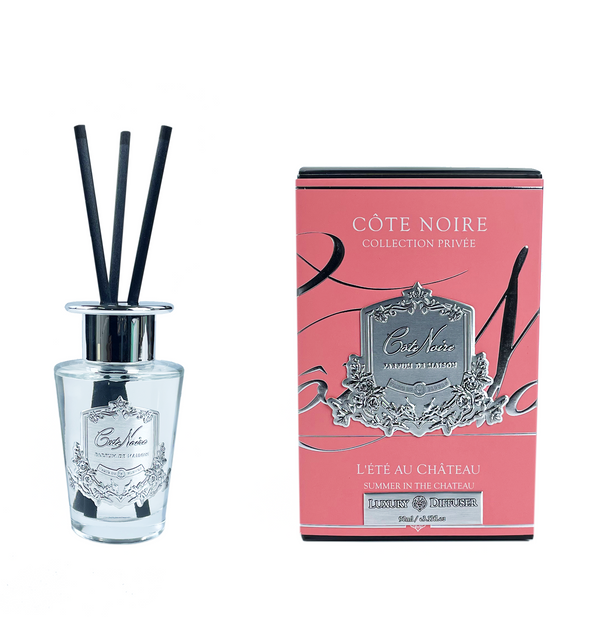 Cote Noire 90ml Diffuser Set - Summer in the Chateau - Silver - GMSS15052