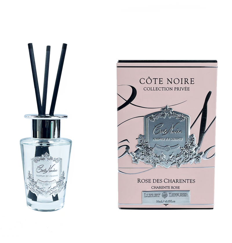 Cote Noire 90ml Diffuser Set - Charente Rose - Silver - GMSS15054