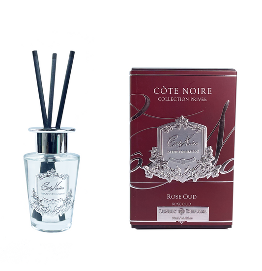 Cote Noire 90ml Diffuser Set - Rose Oud - Silver - GMSS15057