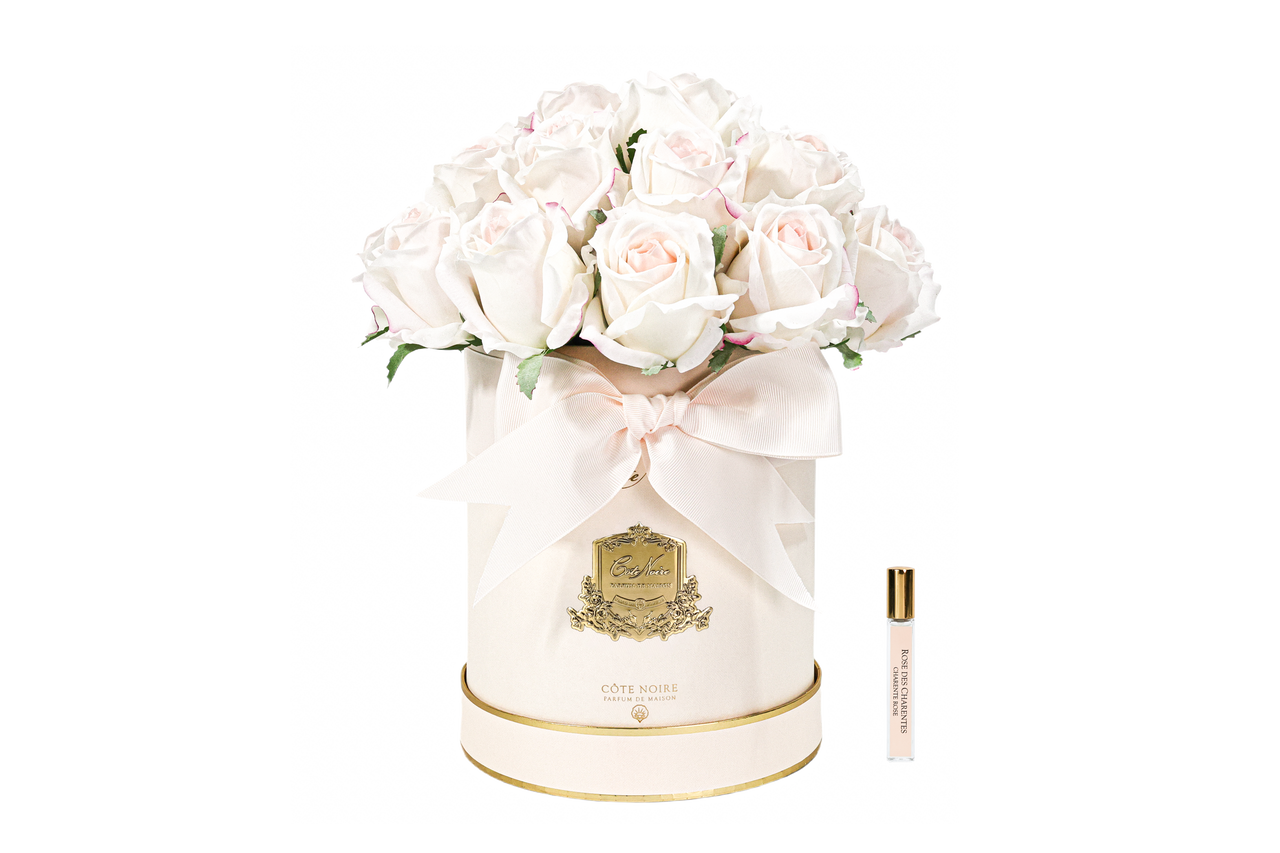 *NEW* HAT BOX ROSE BOUQUET - Pink Blush
