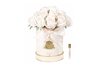 *NEW* HAT BOX ROSE BOUQUET - Pink Blush