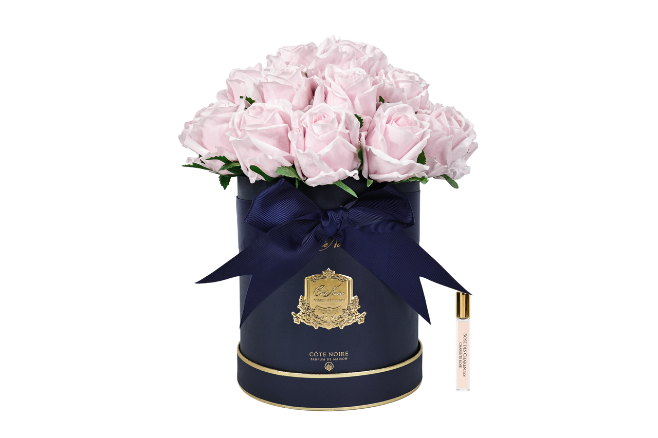 *NEW* HAT BOX ROSE BOUQUET - French Pink