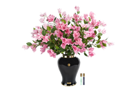*NEW* Cote Noire - Imperial Bougainvillea - Piano Black urn with Pink - IMPB06
