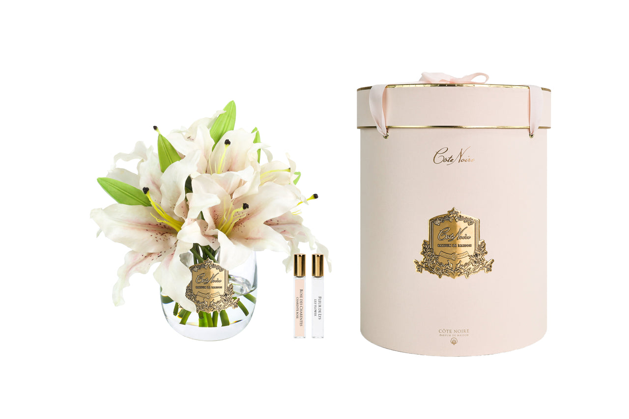 LIL02 | *NEW* Lily Bouquet in Blush & Gold Badge