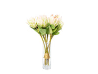 LOP01 | LARGE PROTEA BRANCH - Ivory , Protea Open