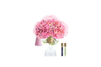LUXURY PROVENCE HYDRANGEAS BOUQUET MEDIUM - MIXED PINK - GOLD BADGE - PHB02M