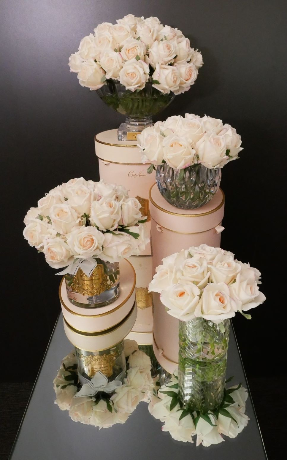 Centrepiece - Blush Buds & GOLD - CPRB02