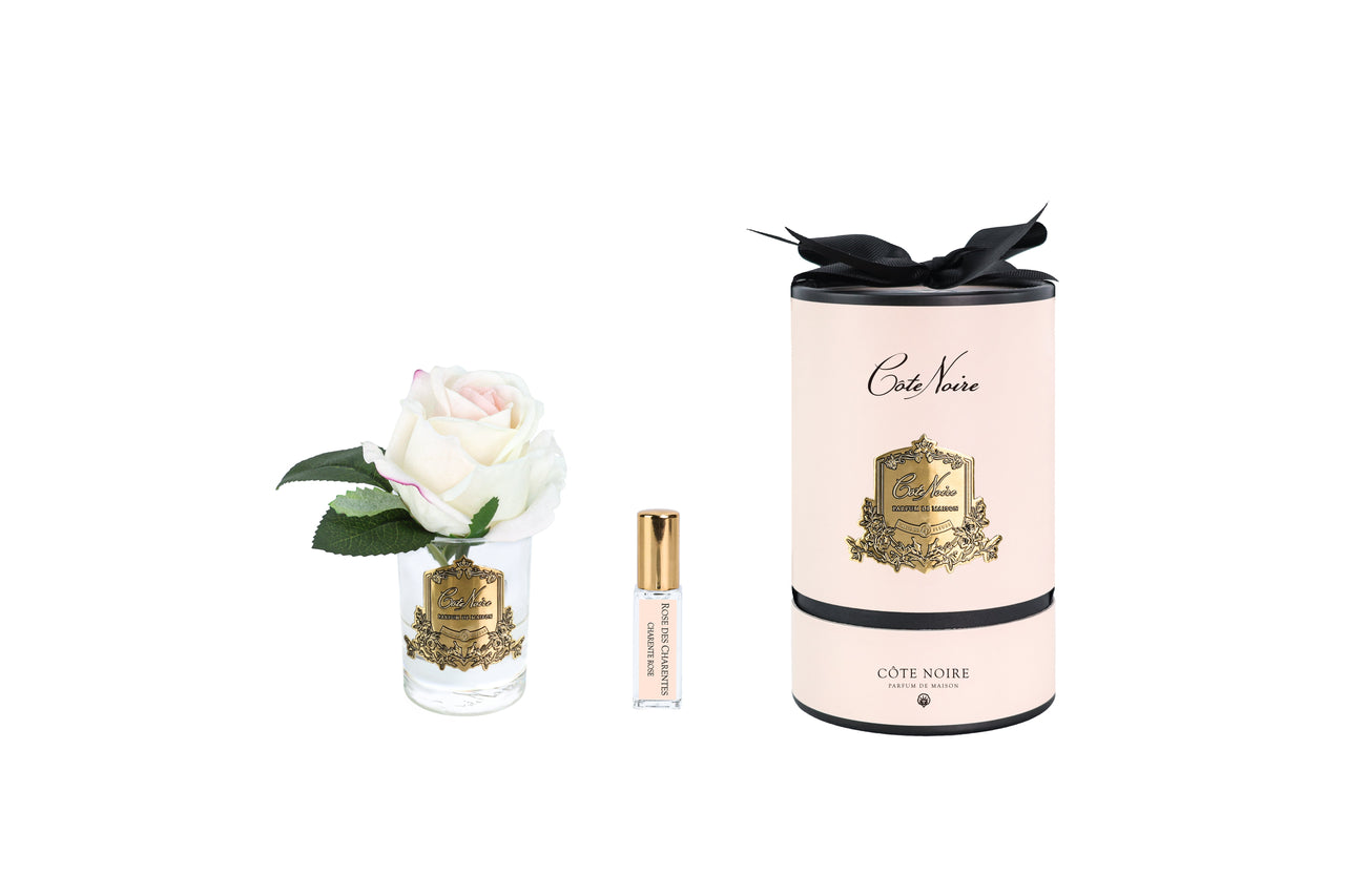 RMR42 | *NEW* Rose bud Blush & Clear Glass
